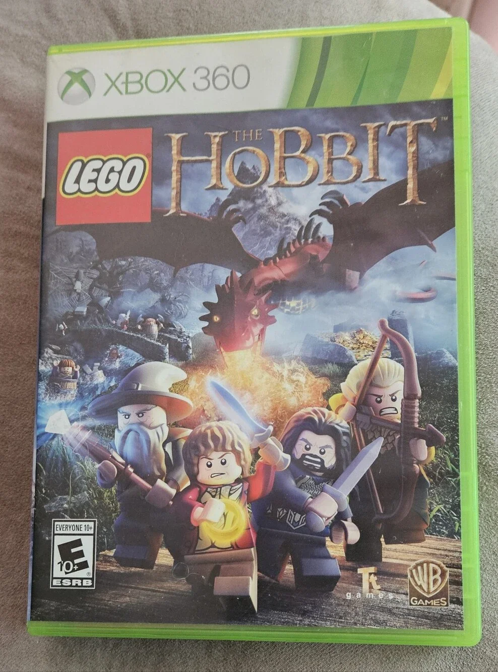 Lego The Hobbit Xbox 360 Game Case & Manual